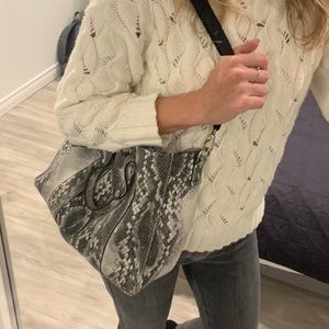 Snakeskin 100% leather bag by GAP